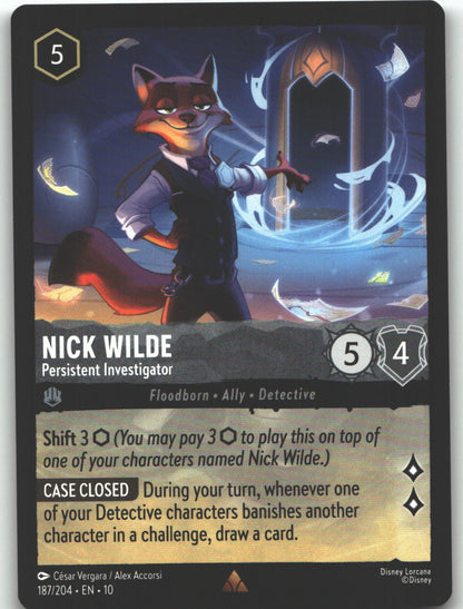 Nick Wilde - Persistent Investigator