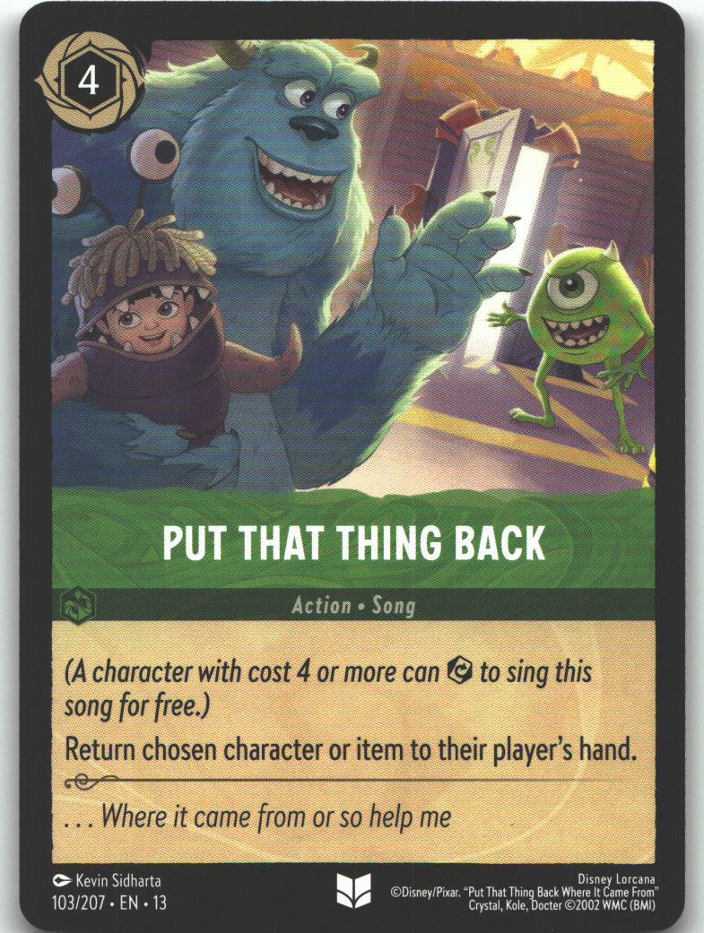 Put That Thing Back