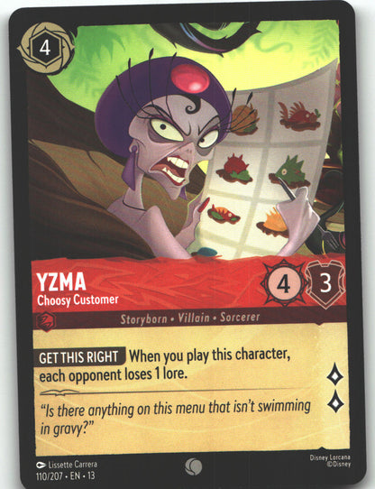 Yzma - Choosy Customer