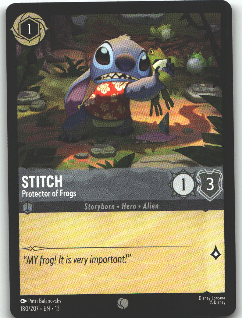 Stitch - Protector of Frogs