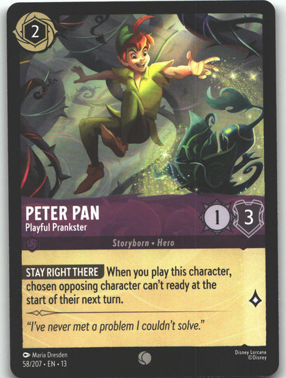 Peter Pan - Playful Prankster