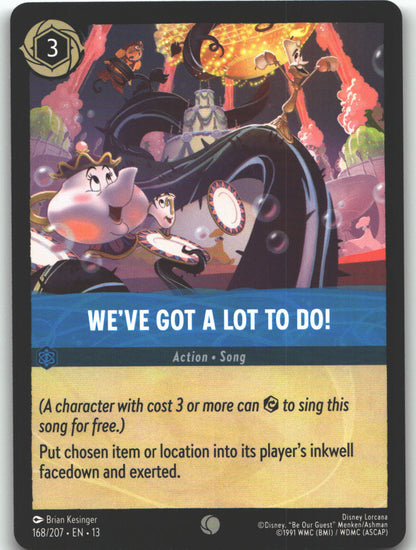 We've Got a Lot to Do!