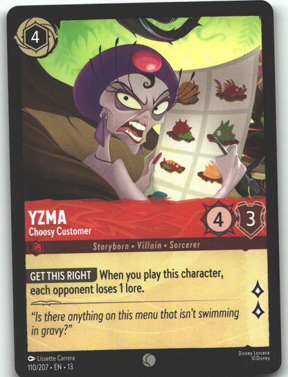 Yzma - Choosy Customer