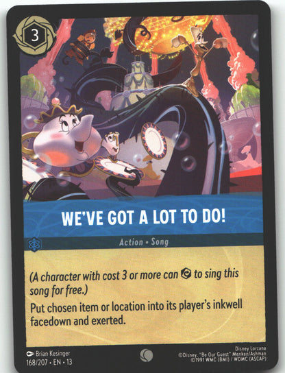 We've Got a Lot to Do!