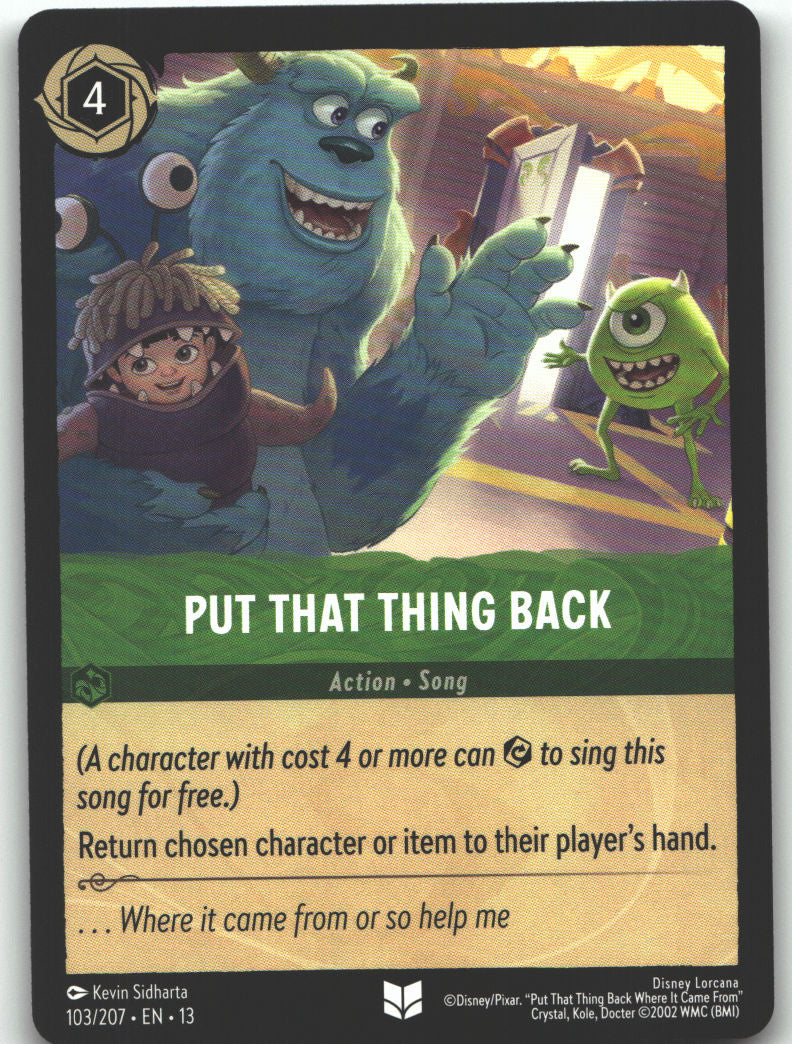 Put That Thing Back