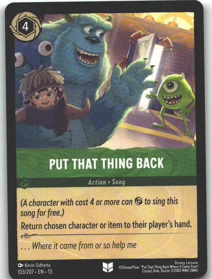 Put That Thing Back