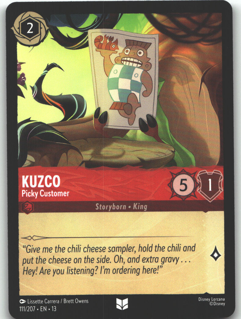 Kuzco - Picky Customer