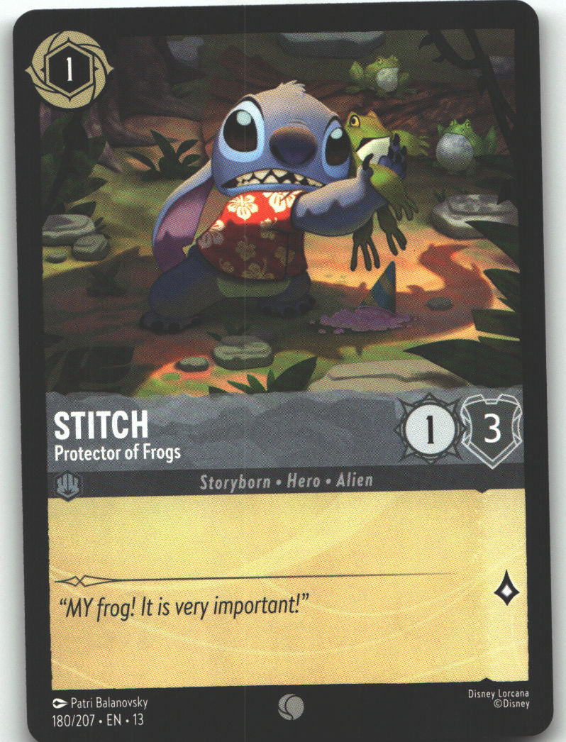 Stitch - Protector of Frogs