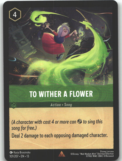 To Wither a Flower