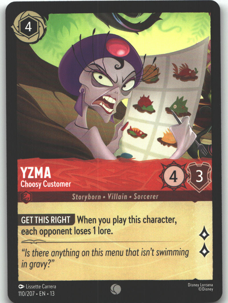 Yzma - Choosy Customer