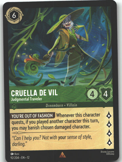 Cruella De Vil - Judgmental Traveler