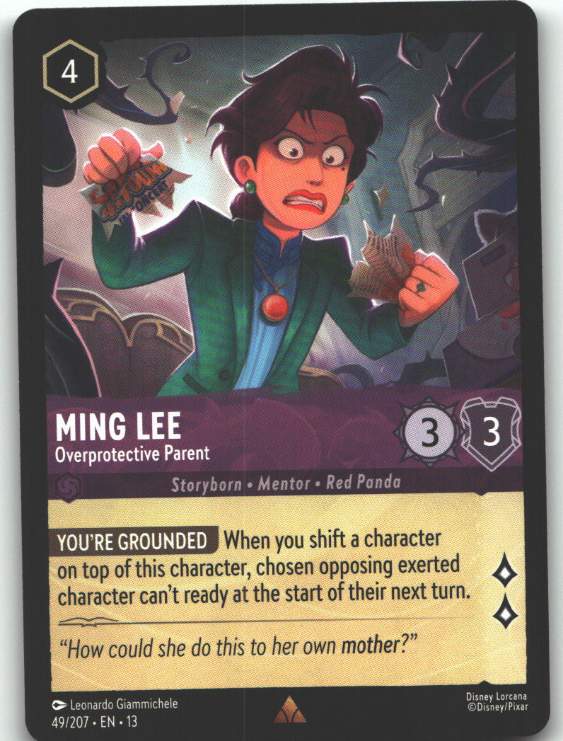 Ming Lee - Overprotective Parent