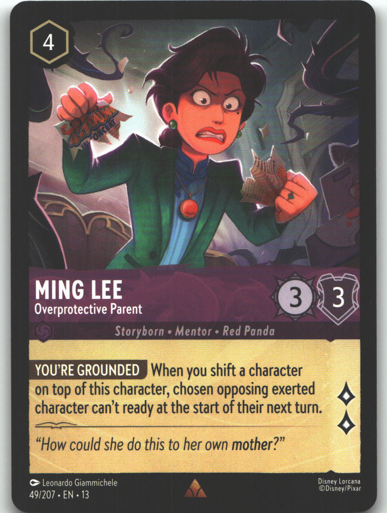 Ming Lee - Overprotective Parent