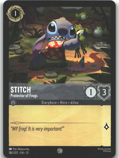 Stitch - Protector of Frogs
