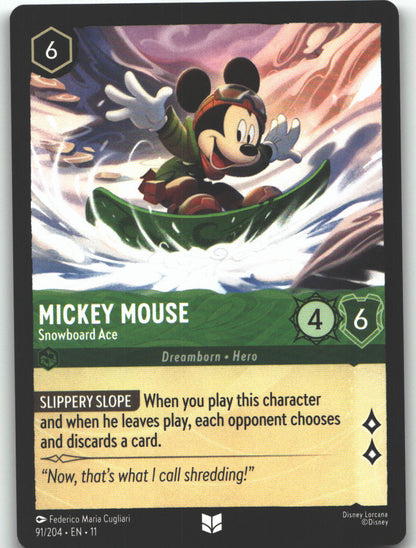 Mickey Mouse - Snowboard Ace