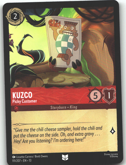 Kuzco - Picky Customer