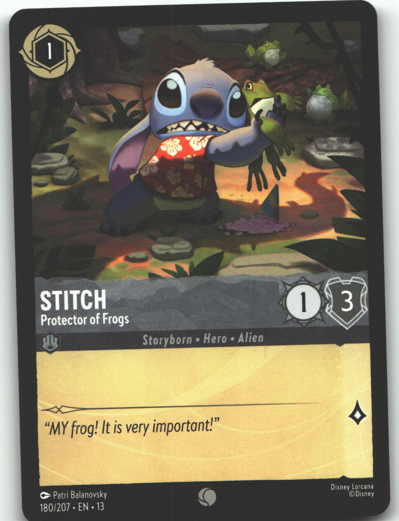Stitch - Protector of Frogs