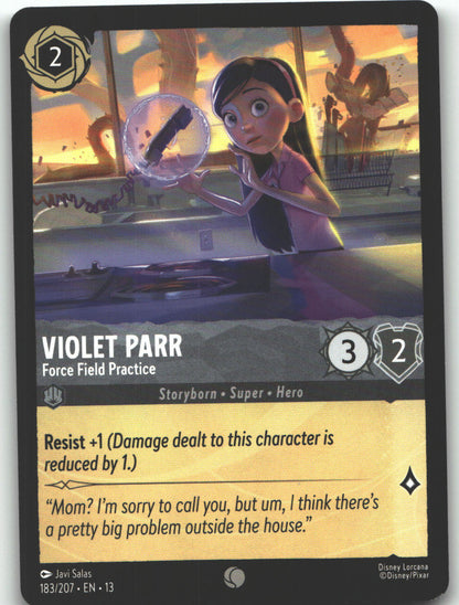 Violet Parr - Force Field Practice
