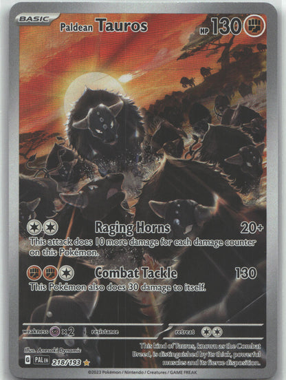 Paldean Tauros - 218/193
