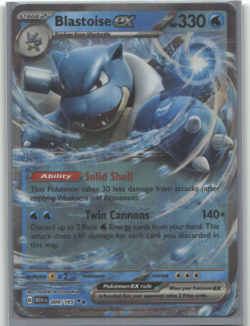 Blastoise ex - 009/165