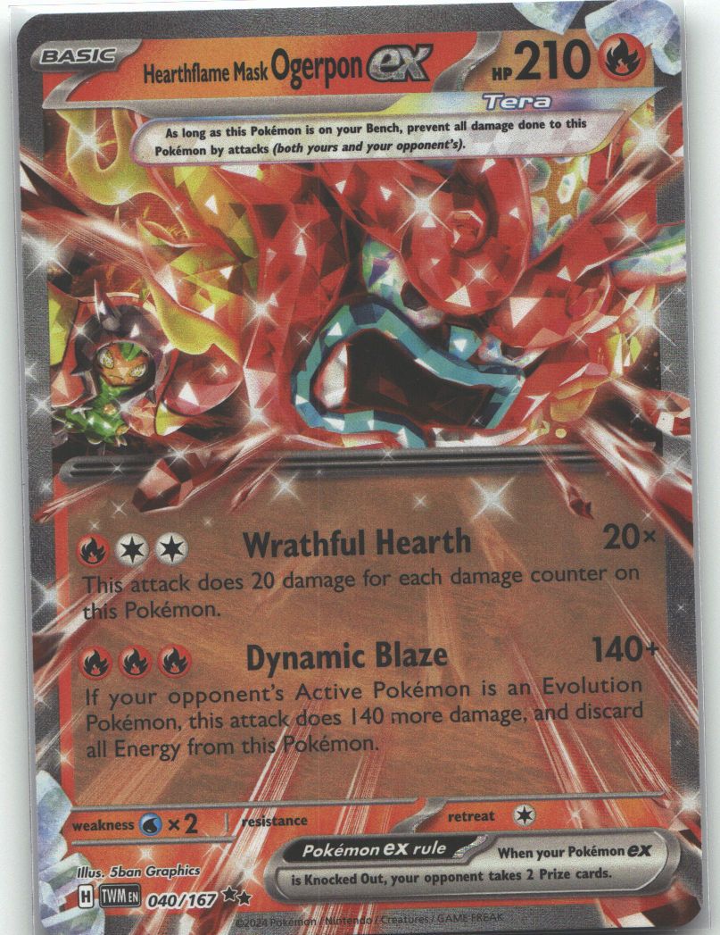 Hearthflame Mask Ogerpon ex - 040/167