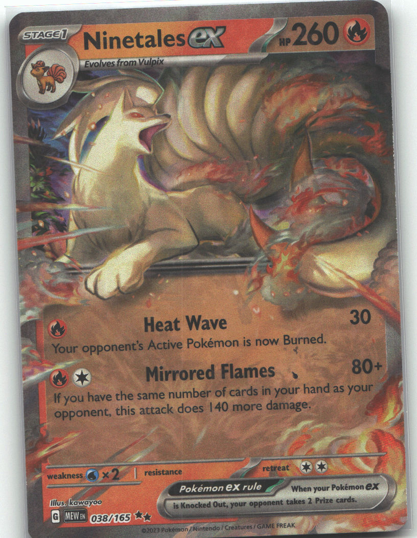 Ninetales ex - 038/165