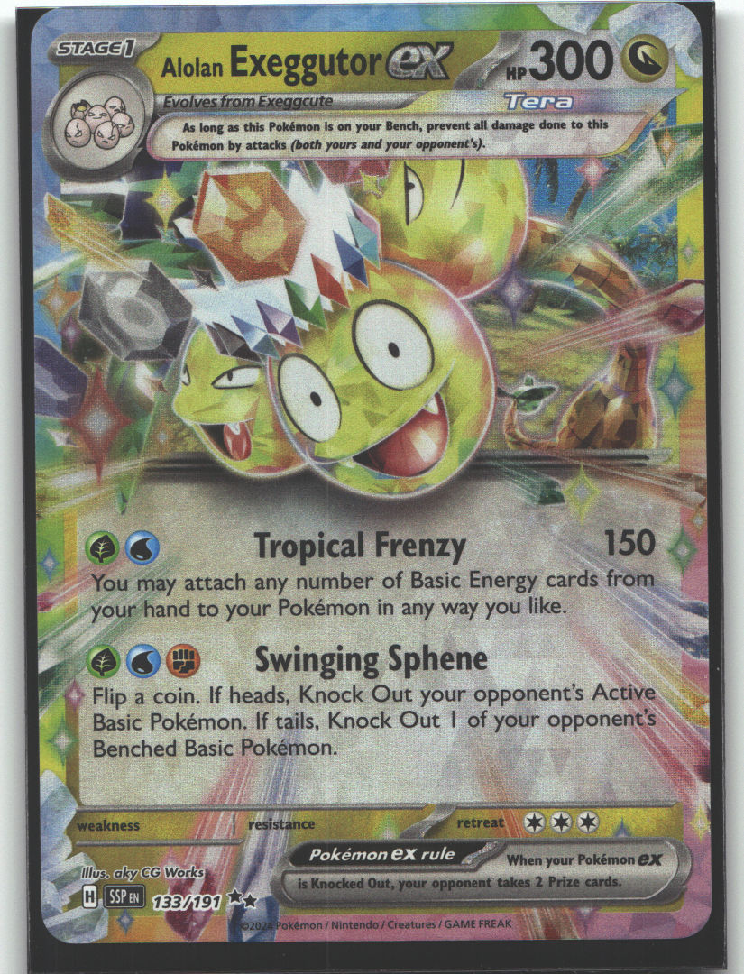 Alolan Exeggutor ex - 133/191