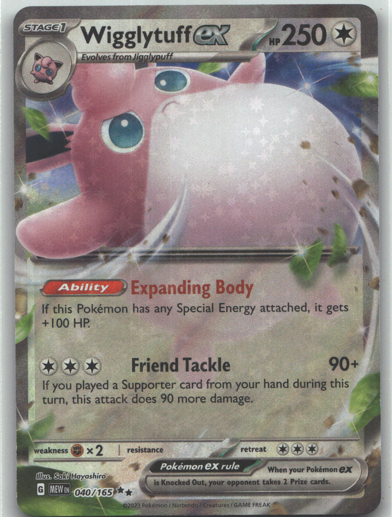 Wigglytuff ex - 040/165