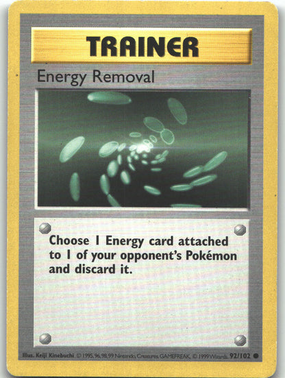 Energy Removal