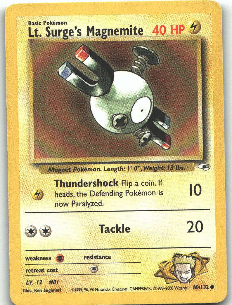 Lt. Surge's Magnemite (80)