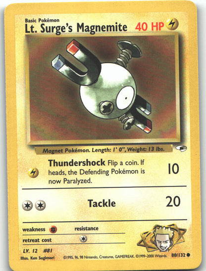 Lt. Surge's Magnemite (80)