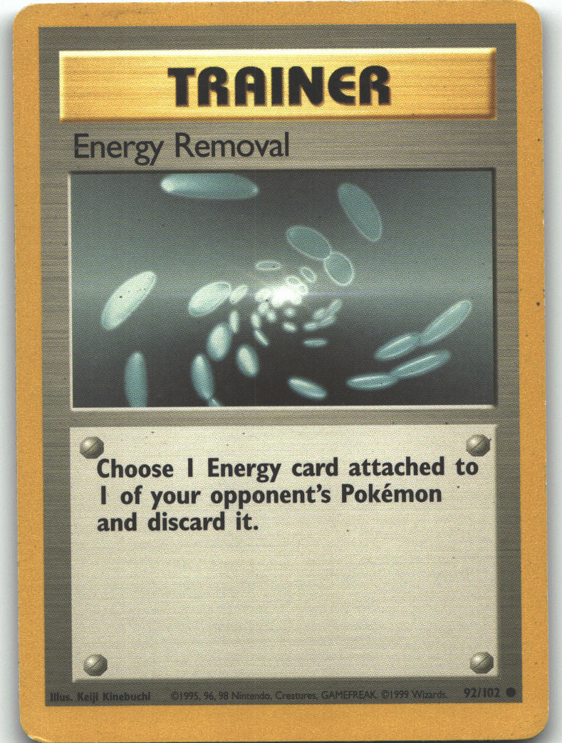 Energy Removal