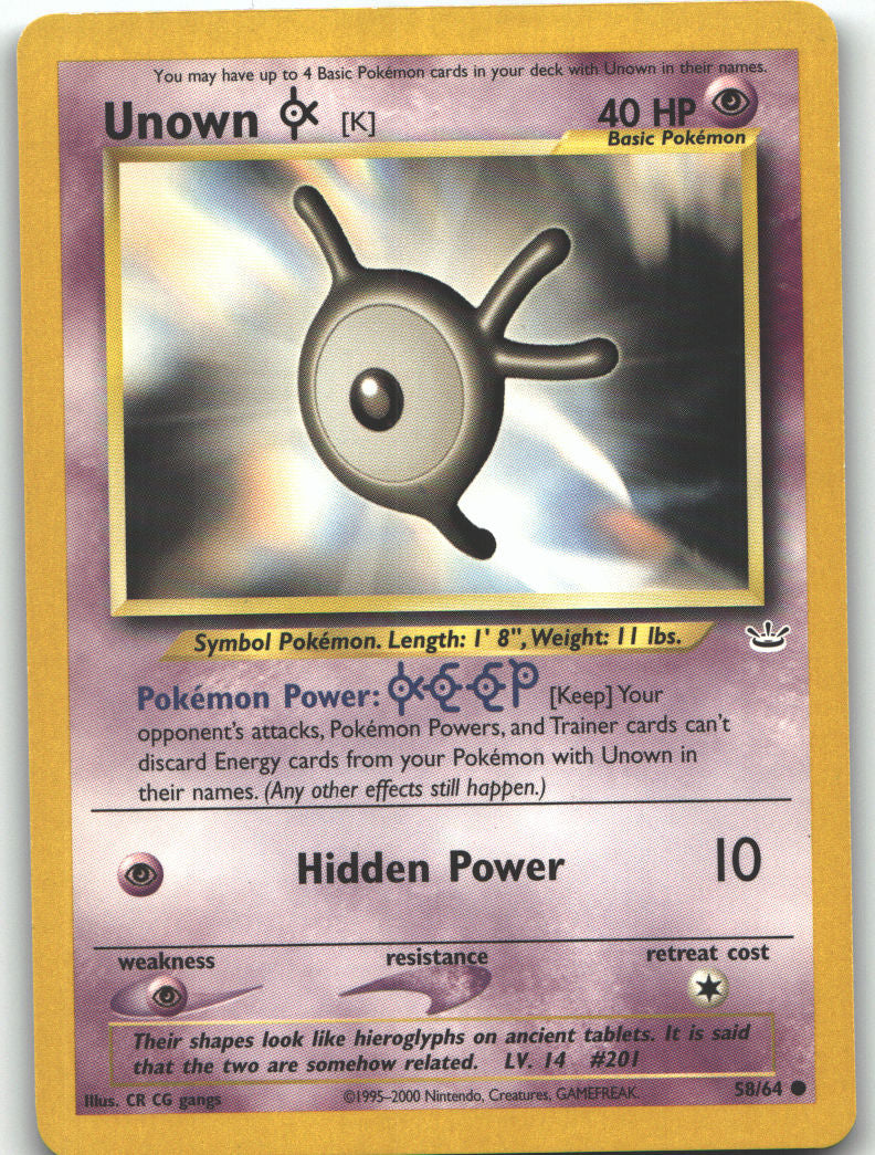 Unown [K]
