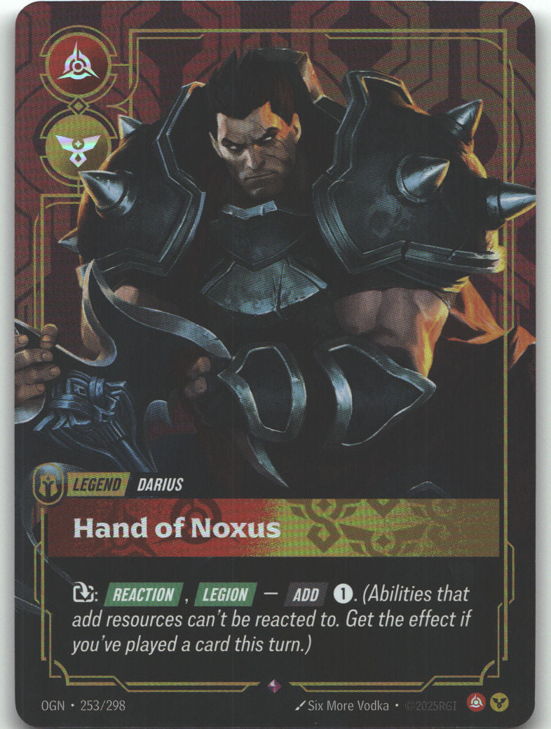 Darius, Hand of Noxus | Near Mint / English / Foil