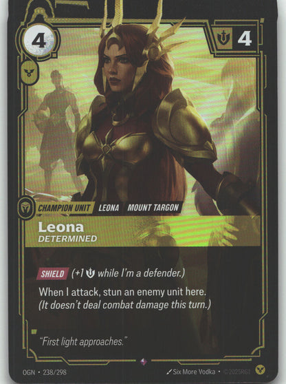 Leona, Determined | Near Mint / English / Foil