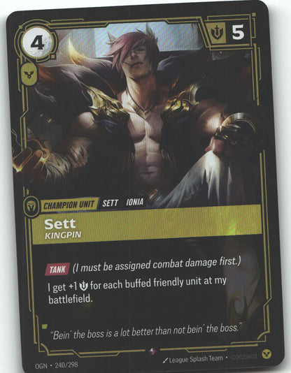 Sett, Kingpin | Near Mint / English / Foil