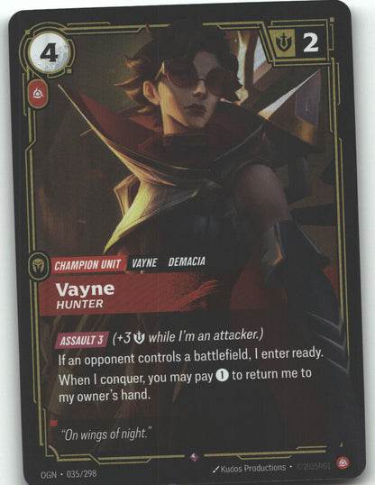 Vayne, Hunter