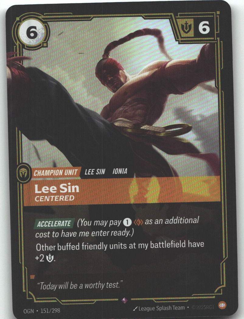 Lee Sin, Centered