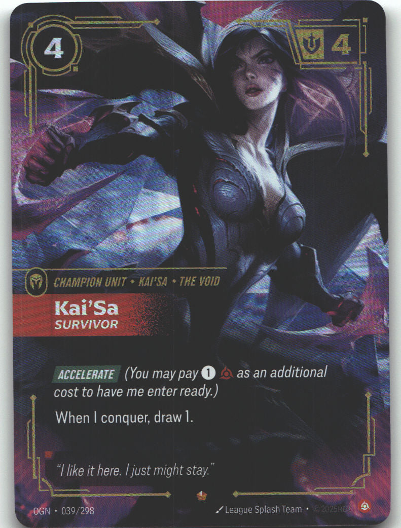 Kai'Sa, Survivor
