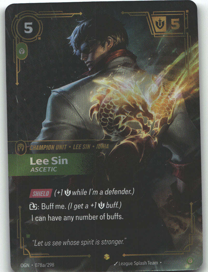 Lee Sin, Ascetic (Alternate Art)