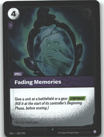 Fading Memories