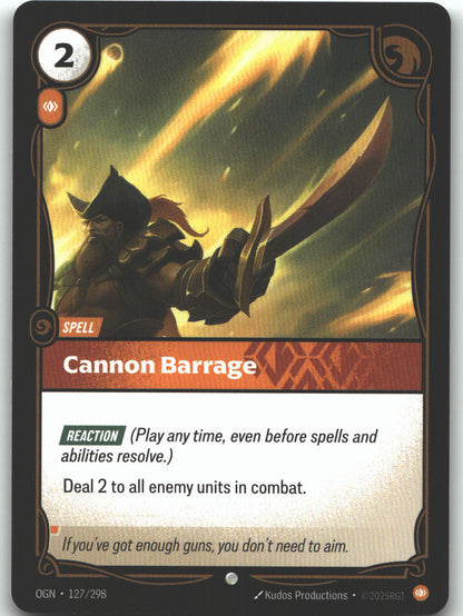 Cannon Barrage