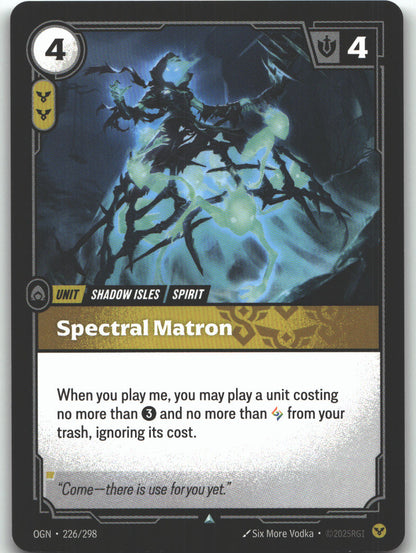 Spectral Matron