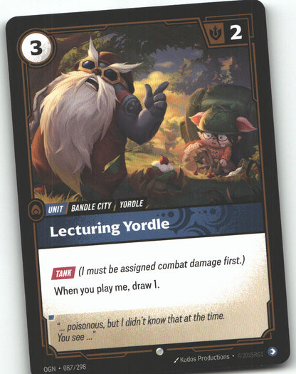 Lecturing Yordle