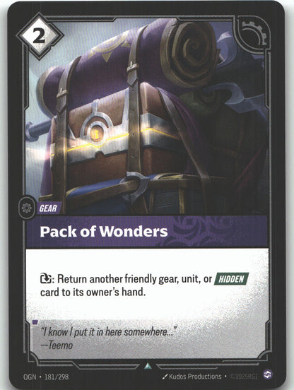 Pack of Wonders