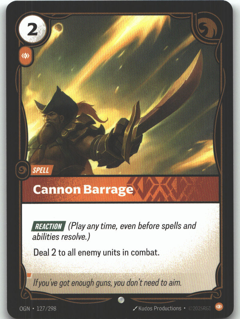 Cannon Barrage