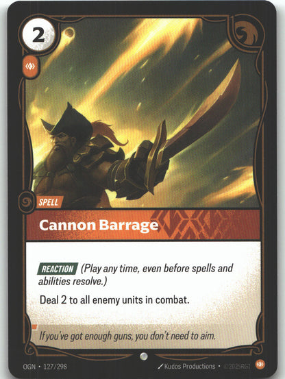 Cannon Barrage