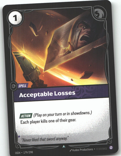 Acceptable Losses
