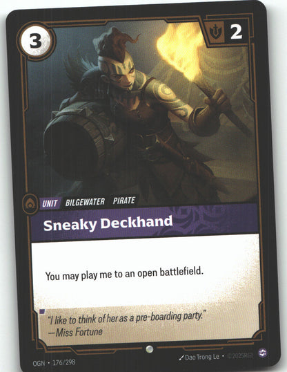 Sneaky Deckhand