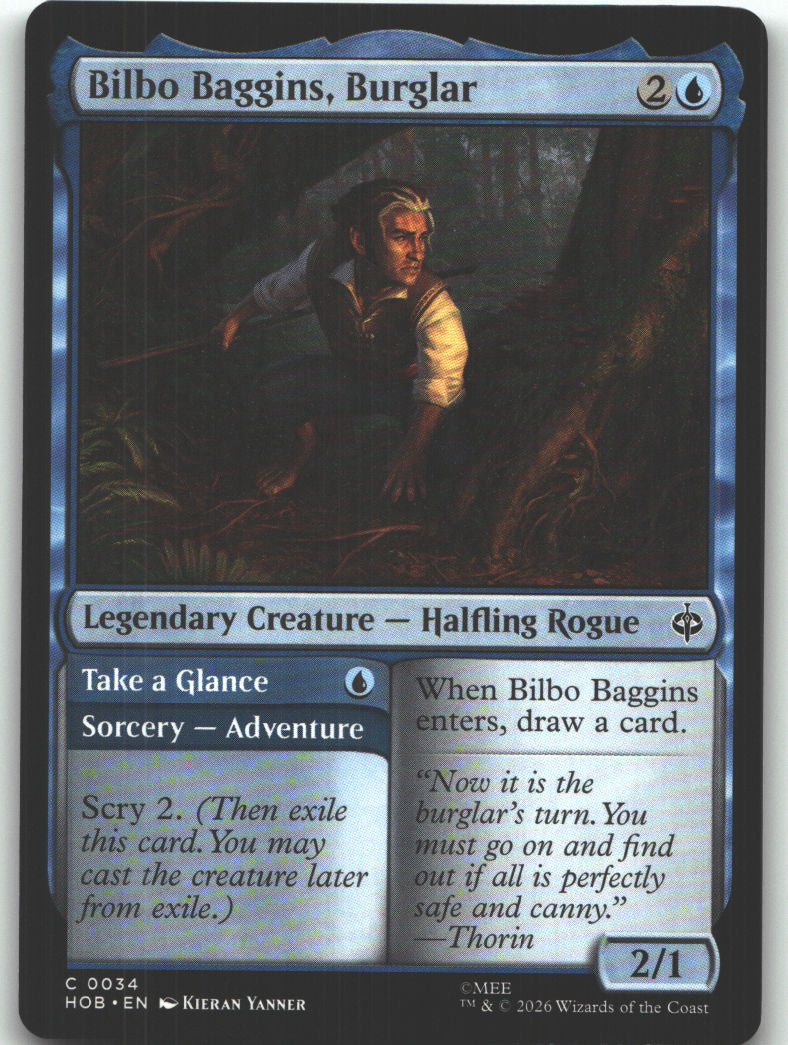Bilbo Baggins, Burglar